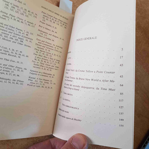 INVITO ALLA LETTURA DI ALDOUS HUXLEY, MANFERLOTTI MURSIA CRITICA LETTERARIA 1987