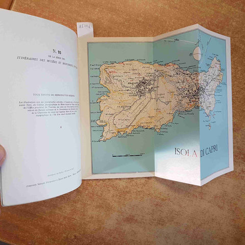 CAPRI HISTOIRE ET MONUMENTS - AMEDEO MAIURI - GUIDA STORICA ILLUSTRAZIONI 1981