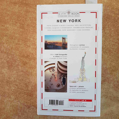 NEW YORK GUIDA TURISTICA CITY BOOK 2005 CORRIERE DELLA SERA ILLUSTRAZIONI Berman
