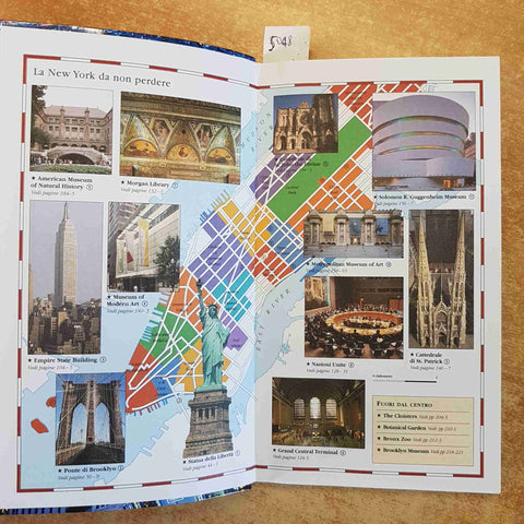 NEW YORK GUIDA TURISTICA CITY BOOK 2005 CORRIERE DELLA SERA ILLUSTRAZIONI Berman