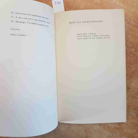 DOVE GLI ANGELI ESITANO - BATESON GREGORY - ADELPHI 1989 EPISTEMOLOGIA DEL SACRO
