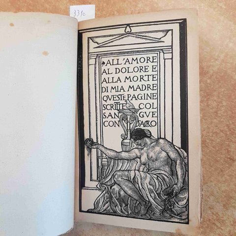 NOTTURNO - GABRIELE D'ANNUNZIO 1921 FRATELLI TREVES - MILANO - 52° MIGLIAIO