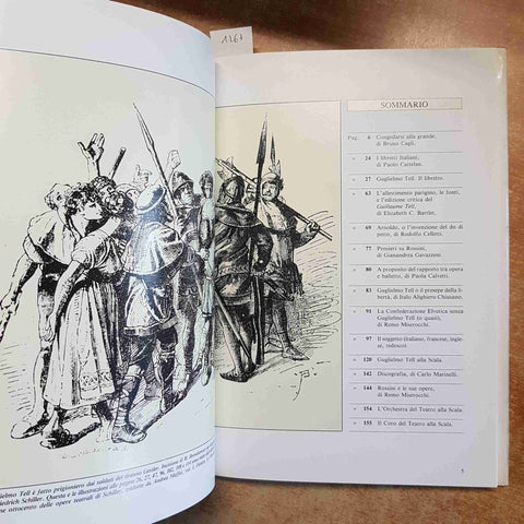 GUGLIELMO TELL - ROSSINI TEATRO ALLA SCALA LIBRETTO OPERA SAGGI ILLUSTRATO 1988
