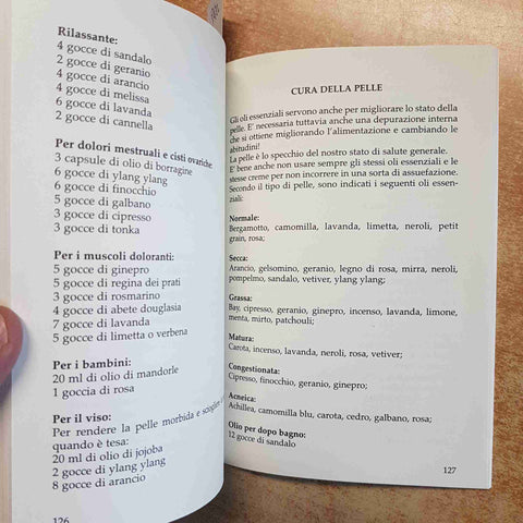 DIZIONARIO DEGLI OLI ESSENZIALI AROMATERAPIA USI PROPRIETA NATURALI