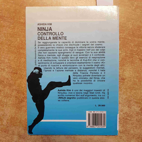 NINJA CONTROLLO DELLA MENTE - TECNICHE MEDITAZIONE KUJI KIRI 1992 ASHIDA KIM