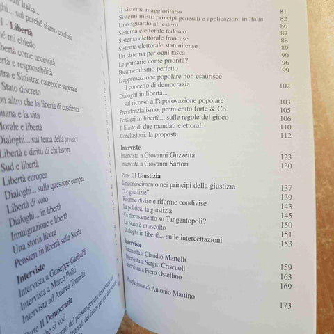 DIALOGHI SULL'ITALIA DELLA SECONDA REPUBBLICA LIBERTA DEMOCRAZIA GIUSTIZIA 2013