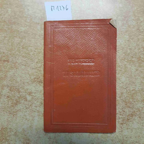 I PROVERBI DI SALOMONE 1913 DEPOSITO SACRE SCRITTURE ROMA