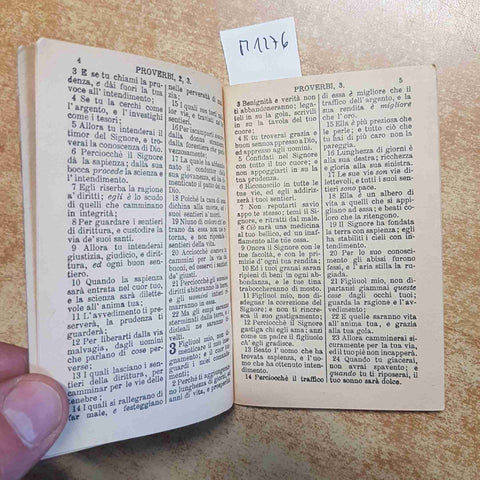 I PROVERBI DI SALOMONE 1913 DEPOSITO SACRE SCRITTURE ROMA