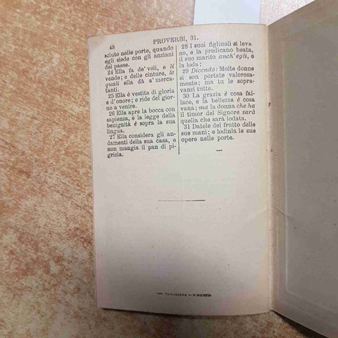 I PROVERBI DI SALOMONE 1913 DEPOSITO SACRE SCRITTURE ROMA