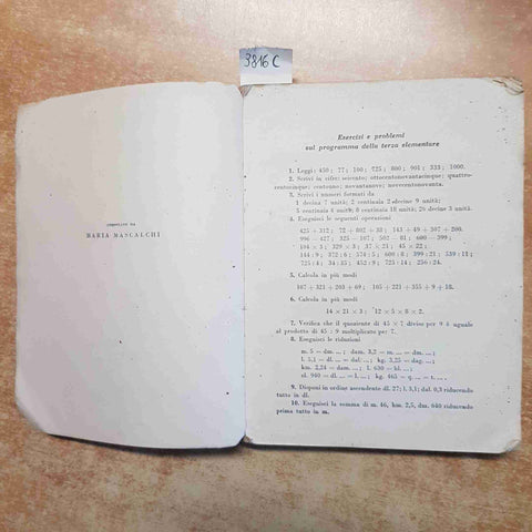 IL LIBRO DELLA IV CLASSE ELEMENTARE ARITMETICA SCIENZE 1939 LIBRERIA DELLO STATO