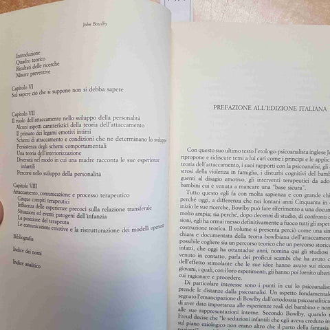 UNA BASE SICURA - JOHN BOWLBY - TEORIA DELL'ATTACCAMENTO - CORTINA 1997