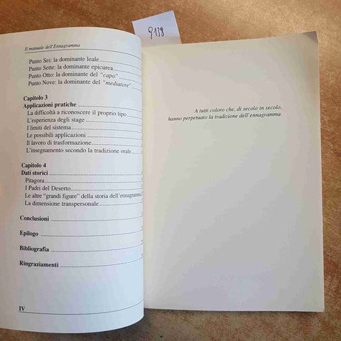 IL MANUALE DELL'ENNEAGRAMMA - ERIC SALMON HOBBY & WORK 1998 COLLANA ABC