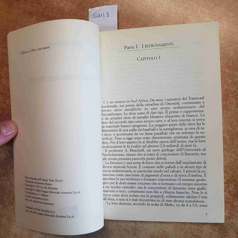 VIAGGIATORI NEL TEMPO - J.H. BRENNAN ECO ARMENIA 2000 UFO MISTERI EXTRATERRESTRI