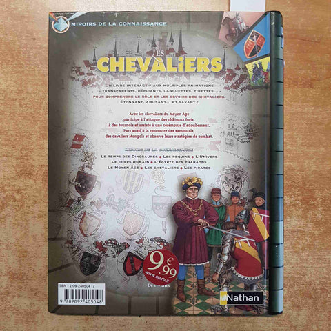 LES CHEVALIERS LIBRO INTERATTIVO POP-UP NATHAN MIROIRS DE LA CONNAISSANCE 2005
