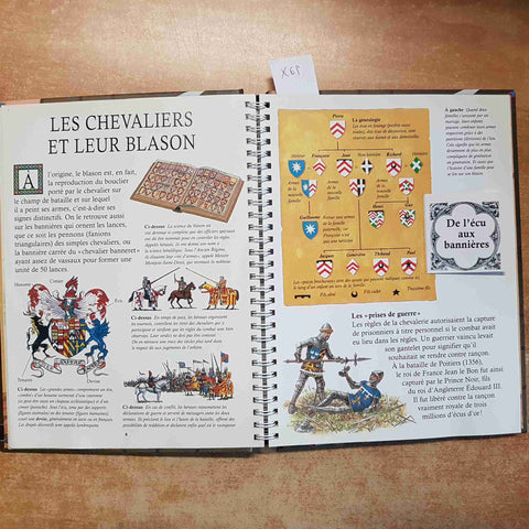 LES CHEVALIERS LIBRO INTERATTIVO POP-UP NATHAN MIROIRS DE LA CONNAISSANCE 2005