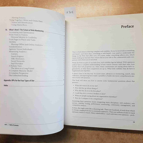COMPLETE WEB MONITORING O'REILLY ANALYTICS SEO PERFORMANCE WEB DESIGN 2009