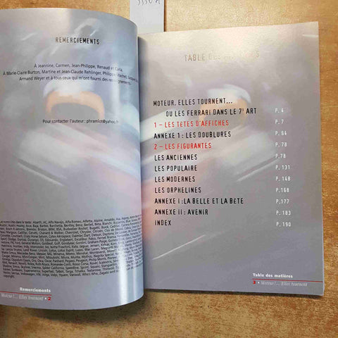 MOTEUR! ELLES TOURNENT LE FERRARI AL CINEMA AUTO FILM COLLEZIONE FRANCESE 2003