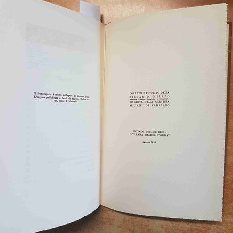 THESAURUS RUBERTI RICETTE INCANTESIMI E FARMACI SEGRETI 1958 RUBERTO DI BERNARDI