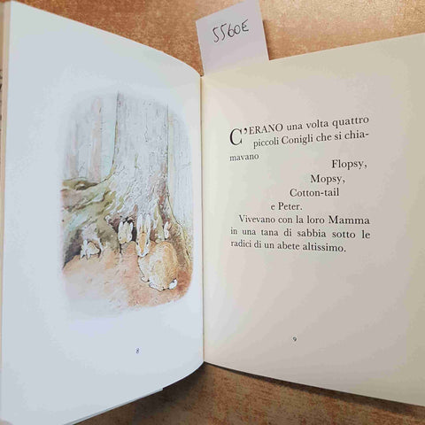LA STORIA DI PETER CONIGLIO - BEATRIX POTTER - EDIZIONE ILLUSTRATA 1988 SPERLING