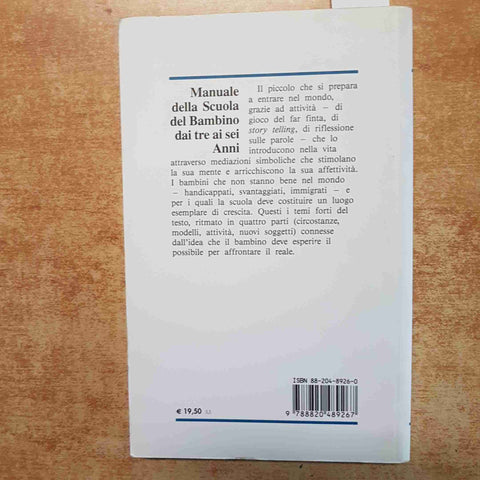 MANUALE DELLA SCUOLA DEL BAMBINO DAI TRE AI SEI ANNI - EGLE BECCHI Franco Angeli
