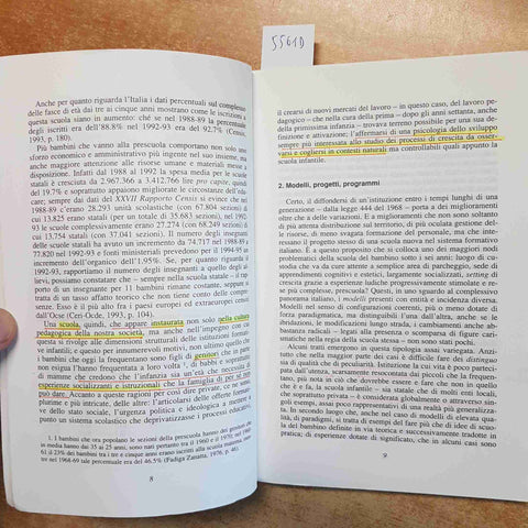 MANUALE DELLA SCUOLA DEL BAMBINO DAI TRE AI SEI ANNI - EGLE BECCHI Franco Angeli