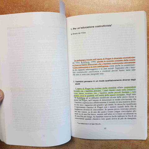 MANUALE DELLA SCUOLA DEL BAMBINO DAI TRE AI SEI ANNI - EGLE BECCHI Franco Angeli