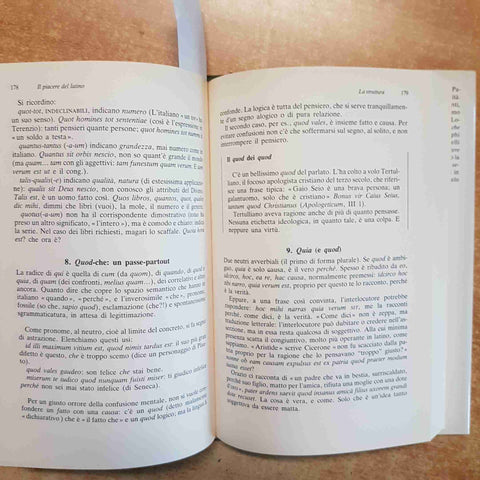 IL PIACERE DEL LATINO PER RICORDARLO IMPARARLO INSEGNARLO 2°ED. MANDRUZZATO 1989