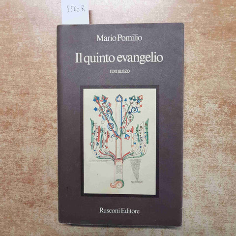 IL QUINTO EVANGELIO - MARIO POMILIO - RUSCONI - 1975 - PRIMA EDIZIONE ROMANZO
