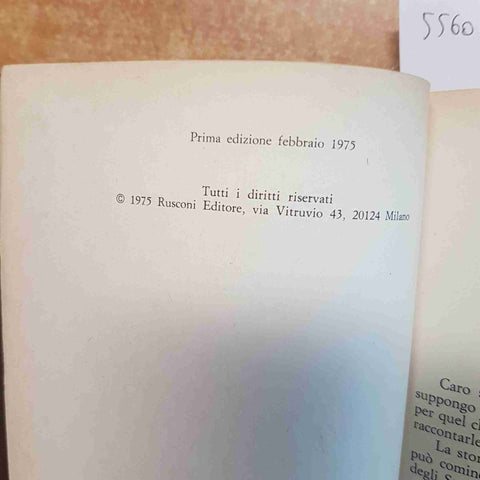 IL QUINTO EVANGELIO - MARIO POMILIO - RUSCONI - 1975 - PRIMA EDIZIONE ROMANZO