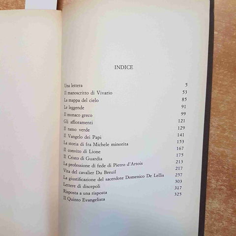 IL QUINTO EVANGELIO - MARIO POMILIO - RUSCONI - 1975 - PRIMA EDIZIONE ROMANZO