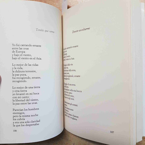 PABLO NERUDA - POESIE D'AMORE E DI VITA TESTO ORIGINALE A FRONTE 2007 GUANDA