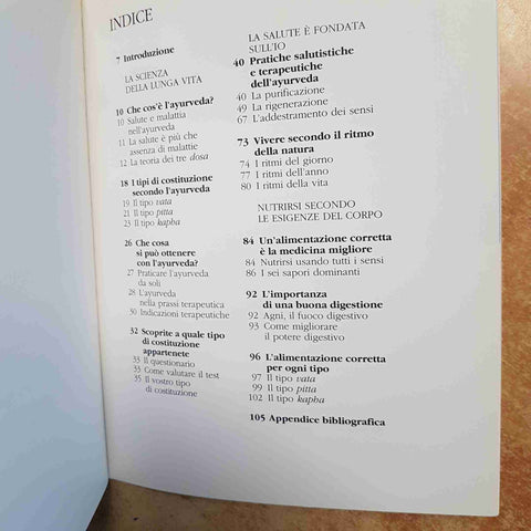 AYURVEDA LA SCIENZA DELLA VITA GUIDA PRATICA BENESSERE YOGA 2002 SCHUTT - RED