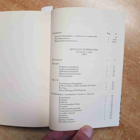 AUGUST STRINDBERG L'OPERA NARRATIVA 1872-1883 MURSIA VOLUME 1 CON COFANETTO 1990