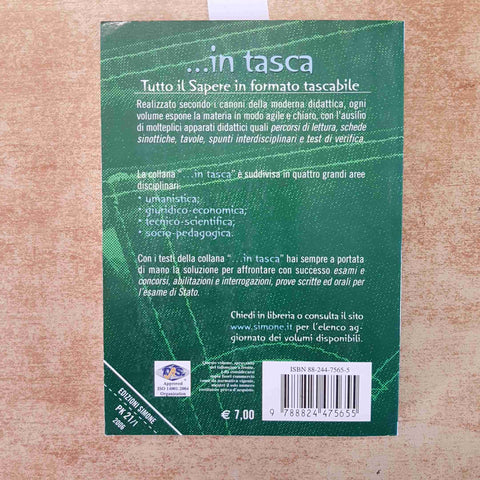 ESERCIZI SVOLTI DI ANALISI MATEMATICA IN TASCA EDIZIONI SIMONE AREA TECNICO