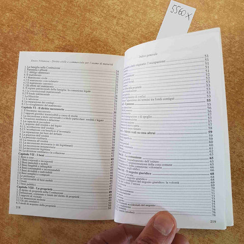 DIRITTO CIVILE E COMMERCIALE PER L'ESAME DI MATURITA' - ETTORE VILLANOVA 2003