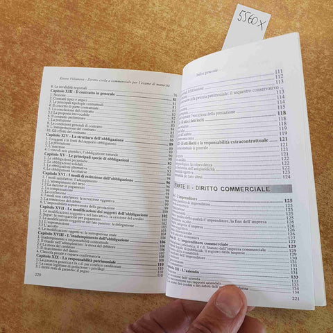 DIRITTO CIVILE E COMMERCIALE PER L'ESAME DI MATURITA' - ETTORE VILLANOVA 2003