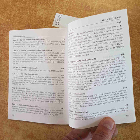 SINTESI DI LETTERATURA ITALIANA II DAL CINQUECENTO AL SETTECENTO Bruni Domenico