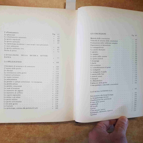 LA SCOPERTA DEL MONDO SOTTERRANEO SPELEOLOGIA GROTTE GEOLOGIA 1973 BOUILLON NORD