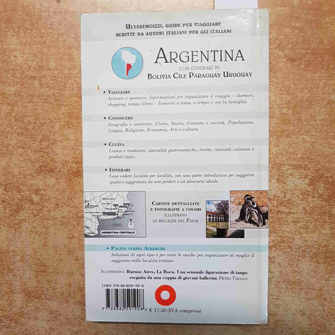 ARGENTINA GUIDA DI VIAGGIO ULYSSE - MOIZZI - BUENOS AIRES PATAGONIA 2007 TARALLO
