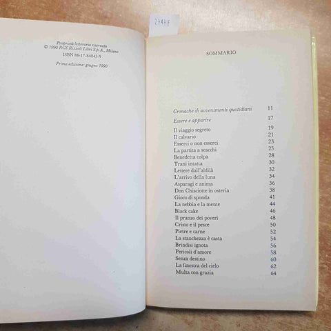 VITTORIO SGARBI IL PENSIERO SEGRETO VIAGGI INCONTRI EMOZIONI RIZZOLI 1°ED. 1990