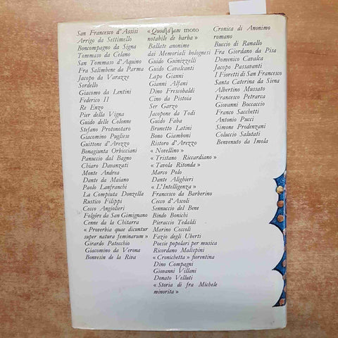 LETTERATURA ITALIANA DELLE ORIGINI - GIANFRANCO CONTINI 1982 SANSONI