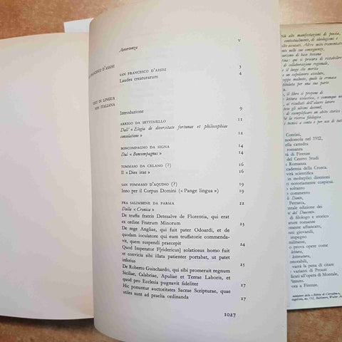 LETTERATURA ITALIANA DELLE ORIGINI - GIANFRANCO CONTINI 1982 SANSONI