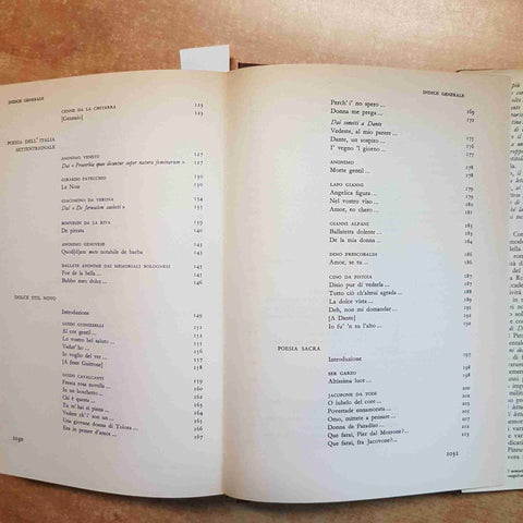 LETTERATURA ITALIANA DELLE ORIGINI - GIANFRANCO CONTINI 1982 SANSONI