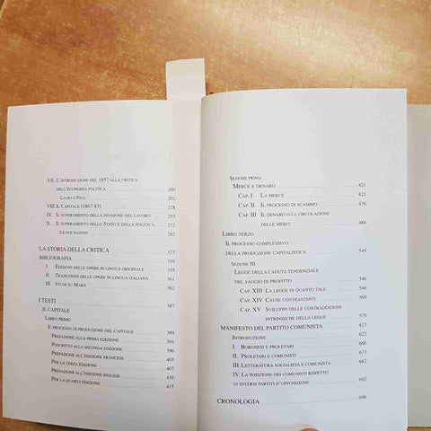 MARX VITA PENSIERO OPERE SCELTE IL CAPITALE MANIFESTO FILOSOFIA 2006 IL SOLE 24