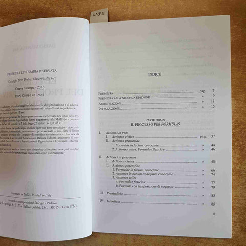LE FORMULE DEL PROCESSO PRIVATO ROMANO ISTITUZIONI DIRITTO ROMANO 2016 MANTOVANI