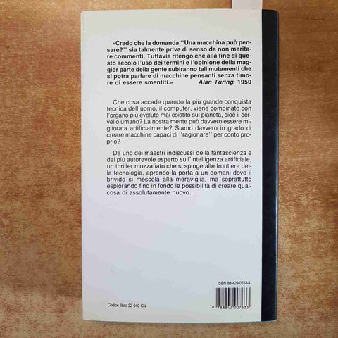 L'UOMO DI TURING - HARRY HARRISON MARVIN MINSKY FANTASCIENZA IA 1994 NORD