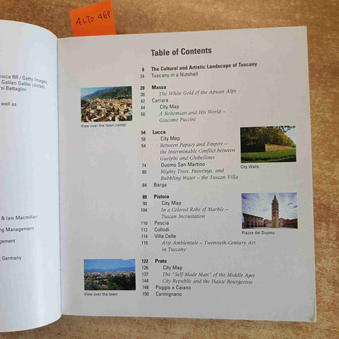 TUSCANY ART & ARCHITECTURE GUIDA ILLUSTRATA SU ARTE E ARCHITETTURA - ULLMANN