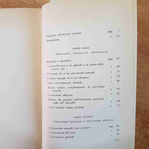 PER UNA AUTENTICA EDUCAZIONE SESSUALE PAUL LE MOAL PEDAGOGIA 1965 LA SCUOLA