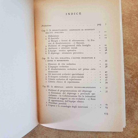 IL DEPISTAGE DEI DISADATTATI NELLA SCUOLA ELEMENTARE - ANGELA GROPPELLI 1964