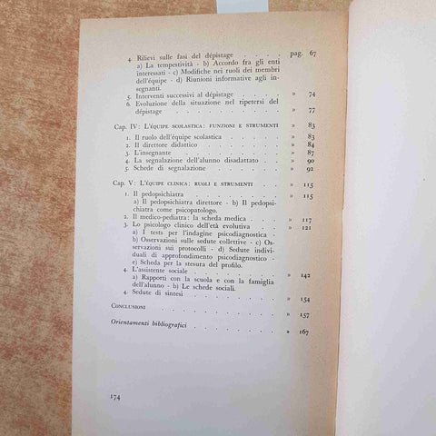 IL DEPISTAGE DEI DISADATTATI NELLA SCUOLA ELEMENTARE - ANGELA GROPPELLI 1964